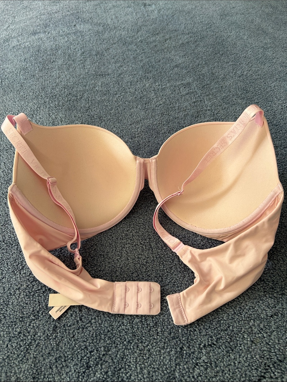 Victoria’s Secret Seamless Pink T-Shirt Push Up Bra - 38D - Picture 6 of 8